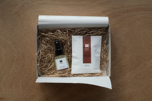 母の日ギフト｜人気ギフトセット (アロマスプレー & マルチバーム 001 Kuromoji Care)